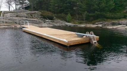 12ft x 24ft Floating Pontoon Dock in Georgian Bay.jpg